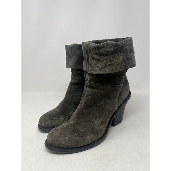 Fiorentini Baker Gray suede Leather Pull on Women’s Boots EUR 39 READ - Picture 3 of 10